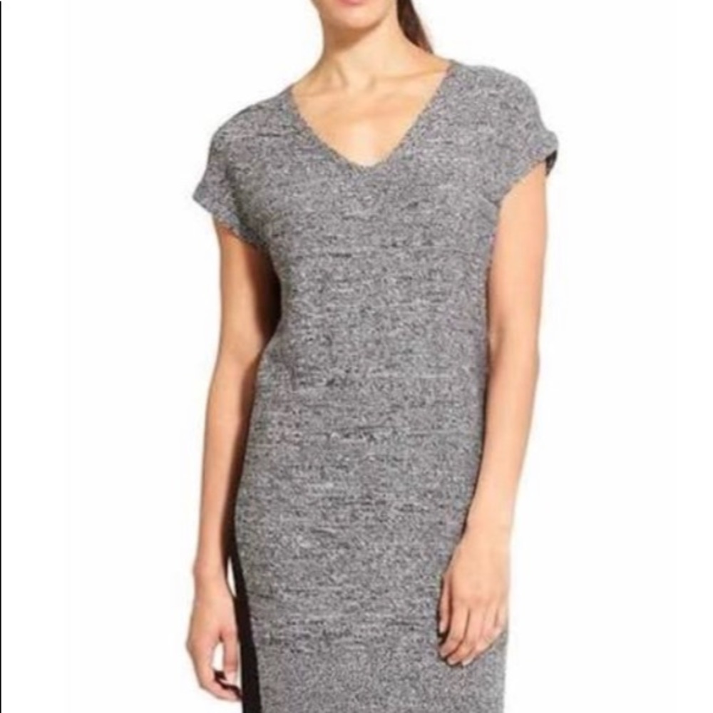 Athleta Grey/Black Sweater Tunic Medium